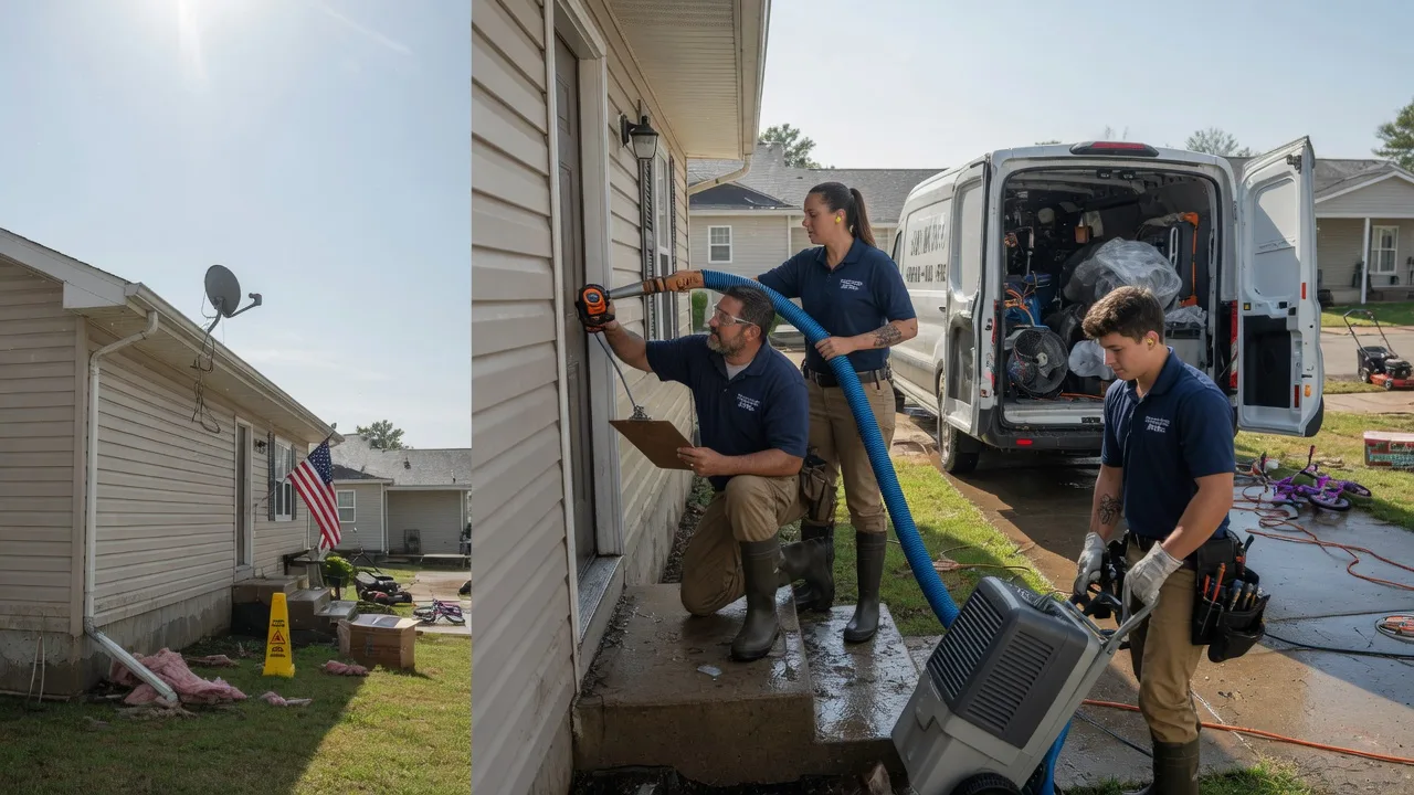 Ceiling Water Damage Restoration in Three Bridges, NJ near me
